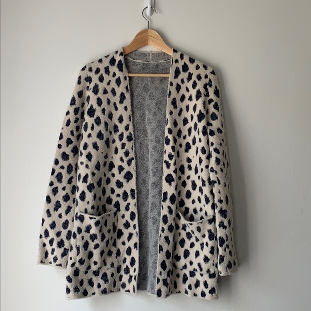 Ann Taylor Leopard Cardigan